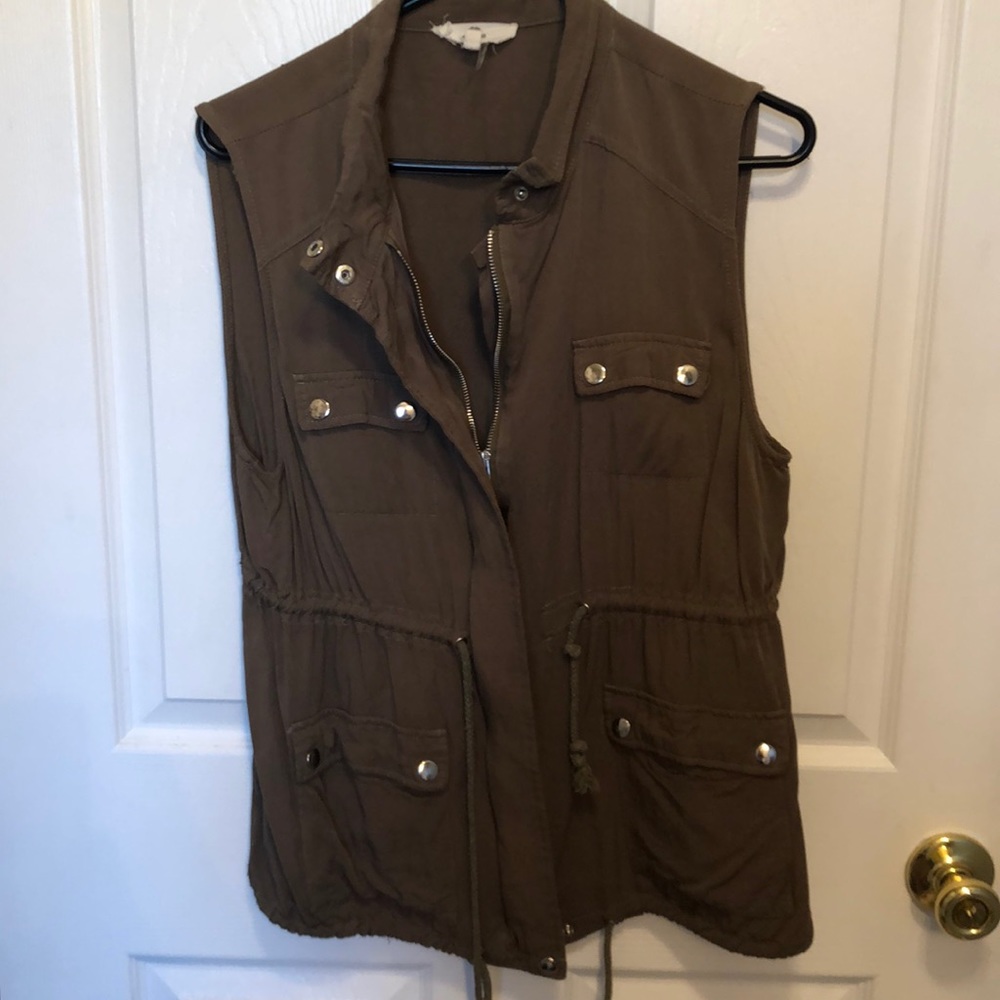 Green Cardigan/ Vest